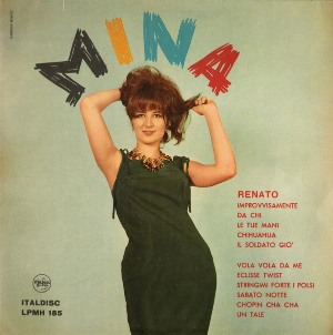 Обложка альбома Мины «Renato» (1962)