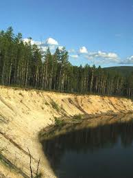 Река Муякан близ одноимённого ж/д разъезда