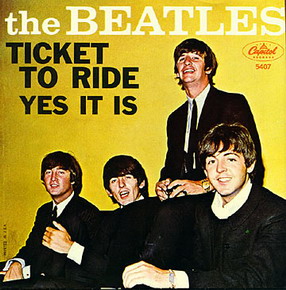 Обложка сингла The Beatles «Yes It Is» (1965)