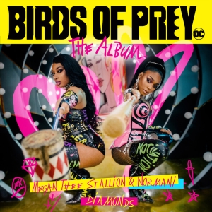 Обложка сингла Megan Thee Stallion при участии Нормани «Diamonds» (2020)