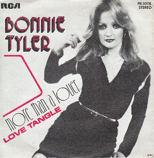 Обложка сингла Бонни Тайлер «More Than a Lover» (1977)