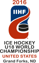 Логотип 2016 IIHF Ice Hockey U18 World Championship