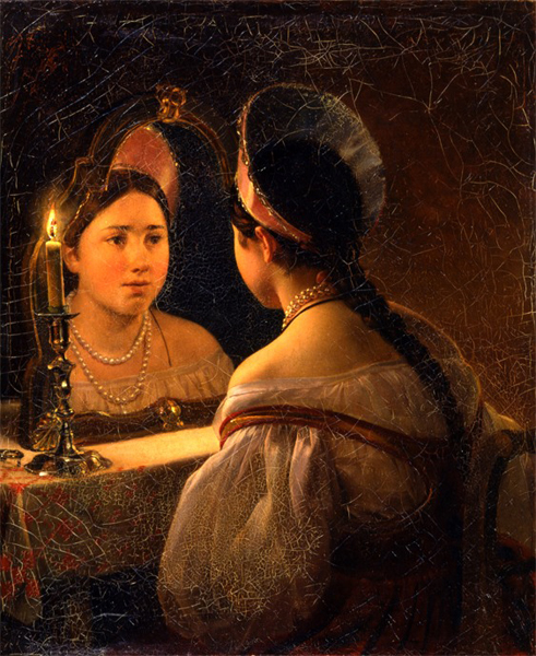 Файл:Svetlana at fortune-telling by K.Brullov (1836, Nizhniy Novgorod museum).jpg
