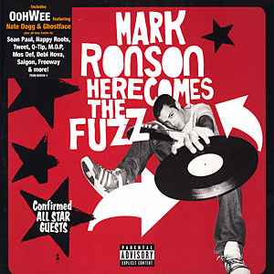 Обложка альбома Марка Ронсона «Here Comes the Fuzz» (2003)