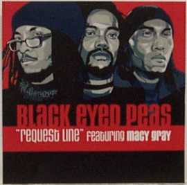 Обложка сингла Black Eyed Peas при участии Мэйси Грэй «Request + Line» ()