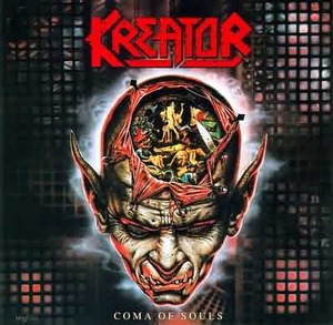 Обложка альбома Kreator «Coma of Souls» (1990)