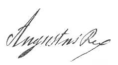 Файл:Signature of August II the Strong.PNG