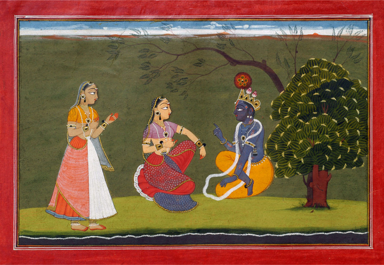 Файл:Radha and Krishna in Discussion.jpg