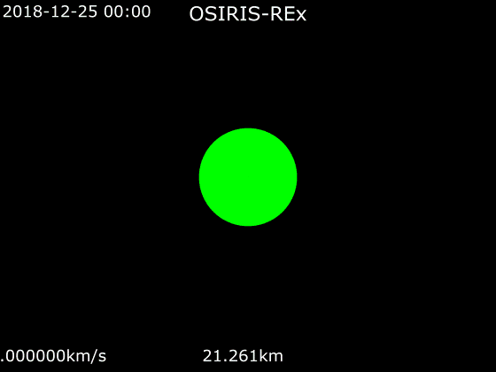 Файл:Animation of OSIRIS-Rex trajectory around 101955 Bennu.gif