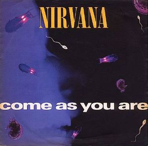 Обложка сингла Nirvana «Come as You Are» (1992)
