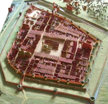 Файл:Model późnośredniowiecznego Lwowa Ihora Kaczora - widok z góry.jpg