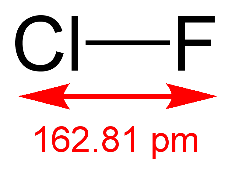 Файл:Chlorine-monofluoride-2D-dimensions.png