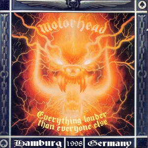 Обложка альбома Motörhead «Everything Louder Than Everyone Else» (1999)