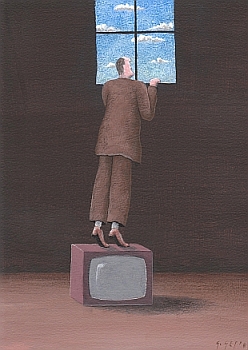 Карикатура «Телевидение»
