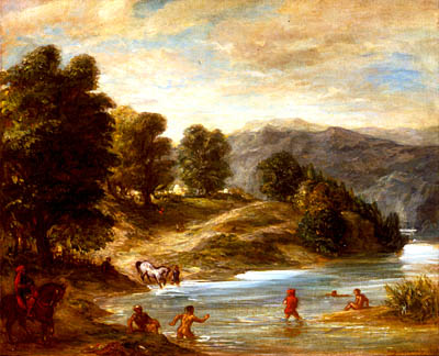 Файл:Delacroix - Les Bords du fleuve Sebou.jpg
