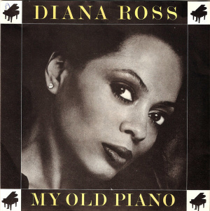 Обложка сингла Дайаны Росс «My Old Piano» (1980)