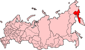 Корякский автономный округ на карте
