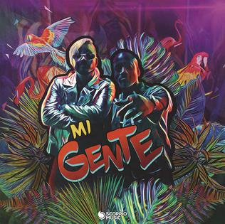 Обложка сингла Джея Бальвина и Уилли Уильяма «Mi Gente» (2017)