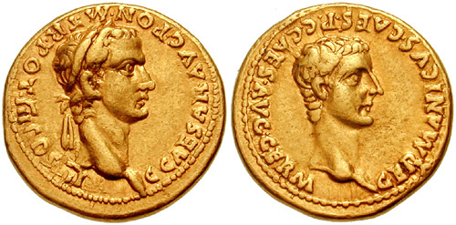 Файл:Caligula&Germanicus Aureus.jpg