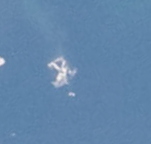 Остров Сигнальный на спутниковом снимке МКС