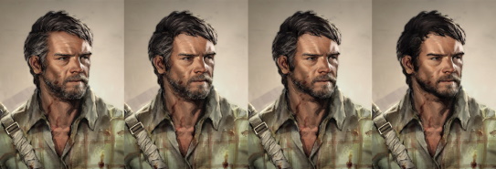 Команда арт-дизайнеров экспериментировала с внешностью Джоэла на протяжении всей разработки, чтобы определить его возраст в The Last of Us.