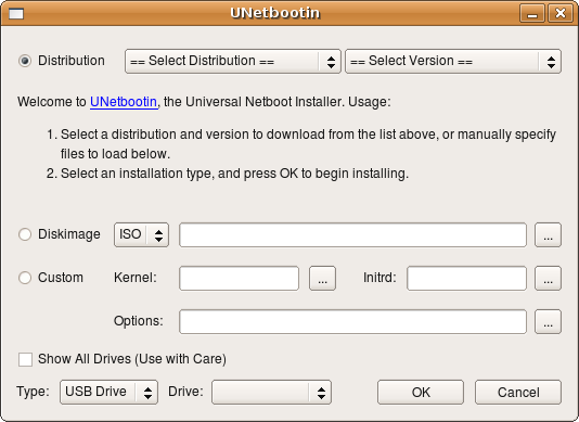 Файл:Unetbootin on Ubuntu.png