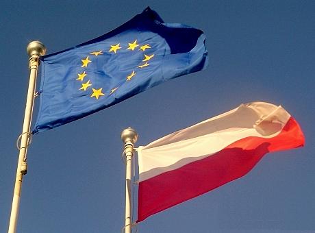 Файл:EU and PL flags.jpg