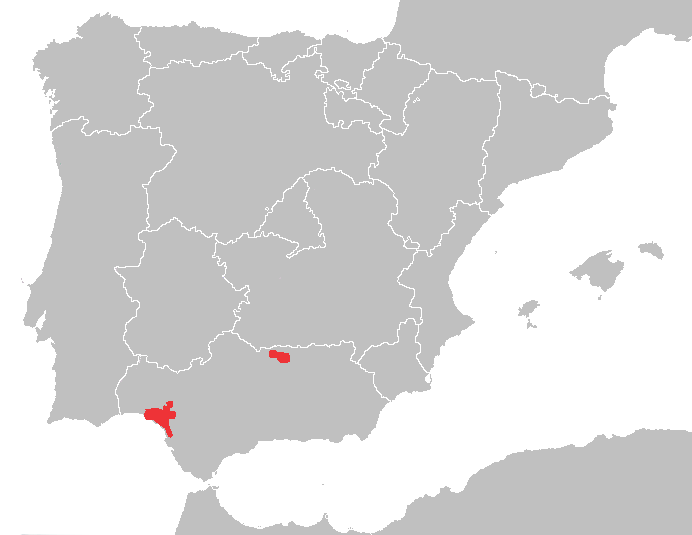 Файл:Mapa distribuicao lynx pardinus 2003.png