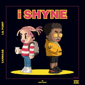 Обложка сингла Carnage и Lil Pump «I Shyne» (2018)