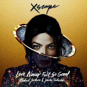 Обложка сингла Майкла Джексона и Джастина Тимберлейка «Love Never Felt So Good» ()
