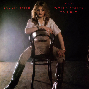 Обложка альбома Бонни Тайлер «The World Starts Tonight» (1977)