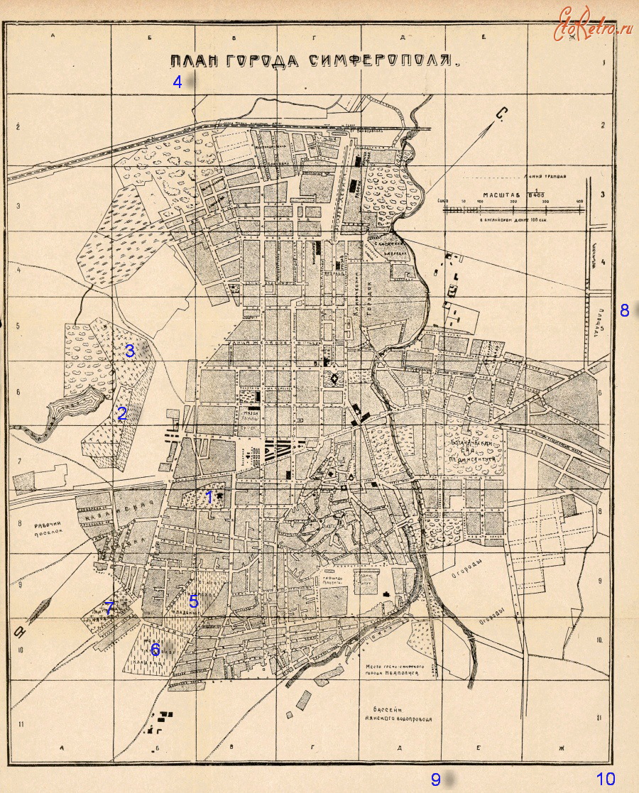 План симферополя 1930