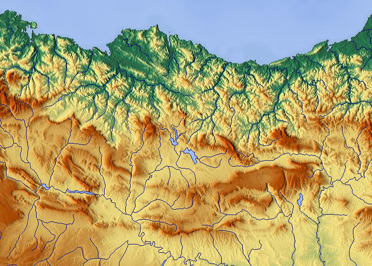 Файл:Basque Mountains Topographic Map.png