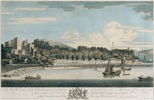 Файл:PowderhamCastleByBuck1745.png