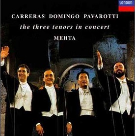 Обложка альбома Три тенора «Carreras Domingo Pavarotti in Concert» ()