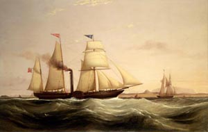 Samuel Walters (1811–1882): Пароход "Ethiope" у западного побережья Африки