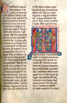 Манускрипт «Исповеди» Августина, 13 век