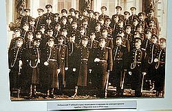 Либавский учебный отряд подводного плавания на императорском приёме в Царском Селе в 1914 году.
