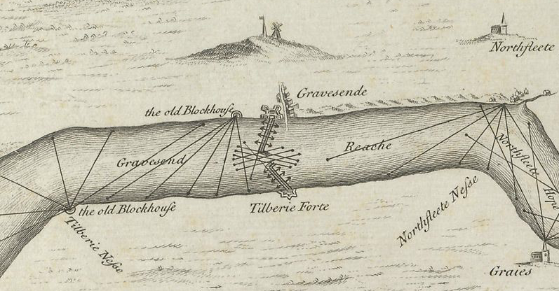 Файл:Gravesend defences 1588 Thamesis Descriptio.png