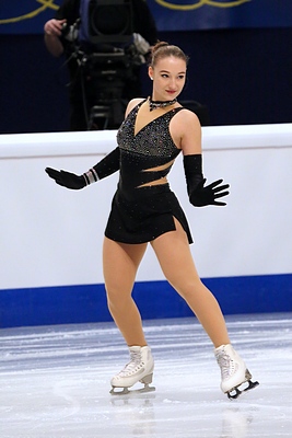 Файл:Agata Kryger at the 2015 European Championships - SP.jpg