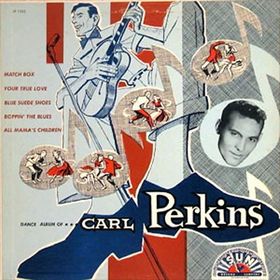 Обложка альбома Карла Перкинса «Dance Album» (1957)