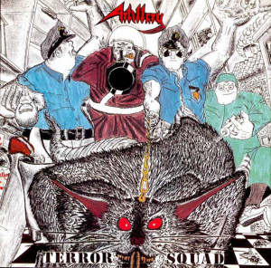 Обложка альбома Artillery «Terror Squad» (1987)