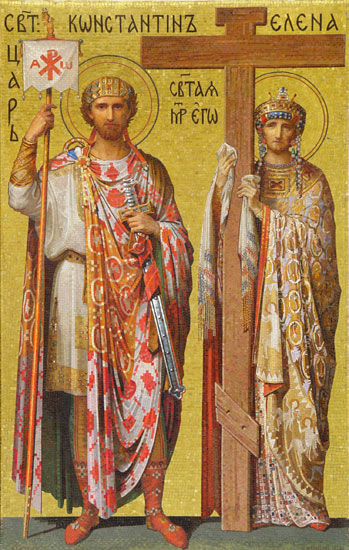 Файл:Constantine and Helena. Mosaic in Saint Isaac's Cathedral.jpg