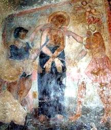 Мученичество Св. Февронии, из византийского монастыря Св. Февронии, Палагония.
