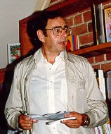 Филип Мартин на презентации своего сборника New and Selected Poems (1988)