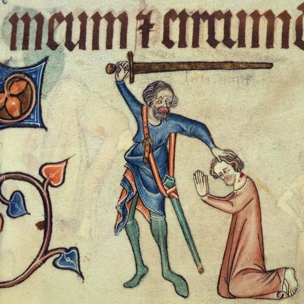 Файл:Luttrell Psalter. Execution of Thomas Lancaster.jpg