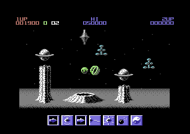 Файл:Screenshot of the Commodore64 version of Wizball.png
