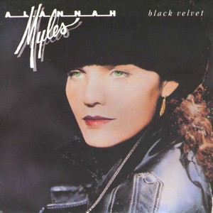 Обложка сингла Аланны Майлз «Black Velvet» (1989)