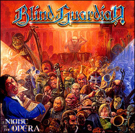 Обложка альбома Blind Guardian «A Night at the Opera» (2002)