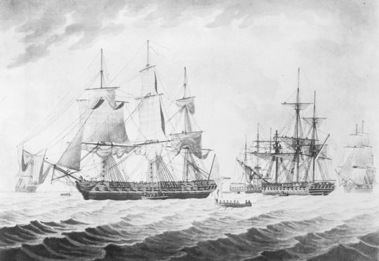 Файл:HMS Endymion with USS President captured.jpg